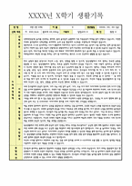 만4세(6세, 6살) 어린이집, 유치원 1학기 생활기록부(누리과정5개영역) 및 종합발달평가(15명)-5