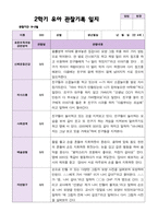 2학기 유아 관찰일지와 발달평가  만 4세 23명 - 평가제-19