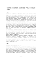 인본주의 상담을 제3의 심리학이라고 부르는 이유를 설명하세요-1