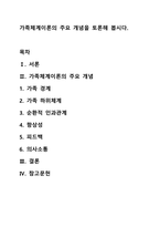가족체계이론의 주요 개념을 토론해 봅시다.-1