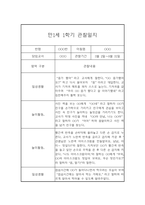 만1세 1년 관찰일지 입니다.(평가인증A/1학기,2학기 종합발달평가 포함)-9