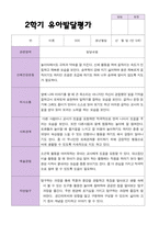 만 5 세 25명 2학기 유아 발달평가 와 관찰일지  평가제-3