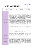 만 5 세 25명 2학기 유아 발달평가 와 상담일지와 관찰일지  평가제-4