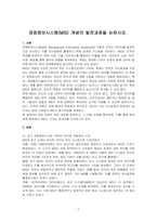 경영정보시스템(MIS) 개념의 발전과정을 논하시오-1