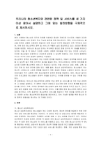 우리나라 청소년복지와 관련된 정책 및 서비스를 세 가지 이상 찾아서 설명하고 그에 맞는 발전방향을 구체적으   로 제시하시오-1