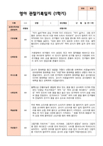 만 1세 1학기2학기 영아 관찰일지 12명-7