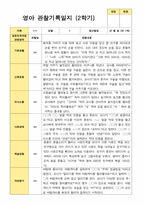 만 1세 1학기2학기 영아 관찰일지 12명-18