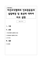 자선조직협회와 인보관운동의 설립배경 및 특성에 대하여 비교 설명-1