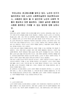 우리나라는 초고령사회를 앞두고 있다 노인의 인구가 많아지면서 모든 노인이 사회복지실천의 대상(복지서비스, 사례관리 등)이 될 수 없으므로 노인의 사회적 역할이 중요하고 또한 필요하다 그동안 살아온 경험으로 사회에 참여하고 기여할 수 있는 방안에 대해 논하시오-1