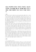 청소년 학교폭력의 원인이 무엇인지 작성하고, 청소년이 학교폭력 가해 행동을 했을 때 가해자를 둘러싼 주변 어른들이 어떻게 행동해야 하는지 본인의 의견을 작성하시오-1