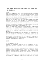피부 유형별 화장품의 선택과 적절한 관리 방법에 대하여 조사하시오-1