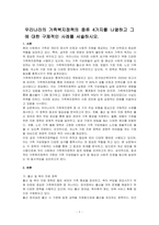 우리나라의 가족복지정책의 종류 4가지를 나열하고 그에 대한 구체적인 사례를 서술하시오-1