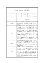 만1세 1년 놀이활동 일상생활 관찰일지 및 발달평가- 평가제 관찰일지-7