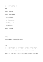 SWOT 분석의 개념을 작성하시오-1