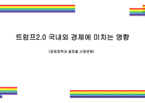 트럼프2.0 국내외 경제에 미치는 영향 (경제정책과 글로벌 시장변화)-1