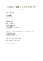 [국제경영]아동산업- FOCE의 글로벌 마케팅 분석-1