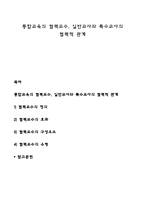 통합교육의 협력교수, 일반교사와 특수교사의 협력적 관계-1