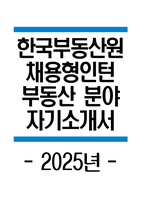한국부동산원 자소서 - 2025년 한국부동산원 신입직원 채용형 인턴 부동산 자소서 한국부동산원 채용형 인턴 자기소개서 한국부동산원 자기소개서 한국부동산원 인턴 지원동기-1