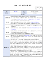 만4세 1학기 행동 발달평가 19명 분량. 평가제A-6