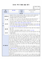 만4세 1학기 행동 발달평가 19명 분량. 평가제A-8
