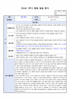 만4세 1학기 행동 발달평가 19명 분량. 평가제A-15