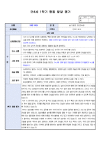 만4세 1학기 행동 발달평가 19명 분량. 평가제A-20