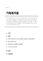  한국의 가족 문제 중에서 가장 심각한 사회문제라고 생각하는 것을 한 가지 제시하세요. 자신이 제시한 가족문제가 왜 가장 심각한 사회문제라고 생각하는지에 대한 자신의 의견을 -1
