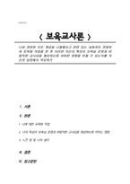  관련된 모든 개념을 나열해보고 관련 있는 내용끼리 연결하여 유목화 작업을 한 후 이러한 자신의 특성이 보육실 운영과 바람직한 교사상을 형성하는데 어떠한 영향을 미칠 수 있는-1