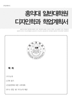 홍익대학교 일반대학원 디자인학부(공간디자인) 수학계획서-1