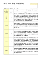 유아 관찰일지 1학기 만5세 25명 1학기 2학기 3월- 2월-4