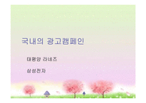 [광고원론] 광고와 캠페인-국내외의 성공한 캠페인들-6