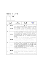 유아관찰일지 만5세 1년치 (3월~2월) : 어린이집 관찰일지 평가인증관찰일지 유아관찰일지 [일상생활, 신체활동, 의사소통, 자연탐구, 예술경험, 사회관계] 유아관찰일지 만5세 1년치-10