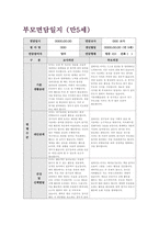 부모면담일지 만5세 : 어린이집 유치원 부모면담일지 만5세 유아 7명 분량 (교사의견과 학부모의견, 학부모 건의사항 및 총평 포함) -10