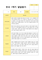 1학기 2학기 발달평가 만 3세 21명-5