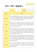 1학기 2학기 발달평가 만 3세 21명-6