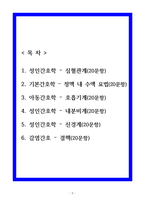 원주세브란스기독병원 신규 간호사 채용 필기시험(120문제)-2
