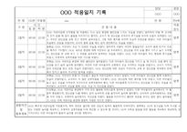 만0세 신입원아 적응일지 및 총평 8명 (일주일기록)-5