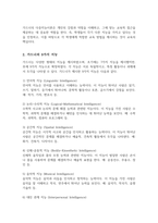 [A+]가드너 Gardner 의 다중지능이론을 설명하고 그 교육적 시사점에 대하여-3