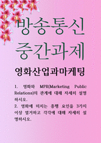 미디어4 공통251 영화산업과마케팅 영화에 미치는 흥행 요인을 3가지 이상 열거하고 각각에 대해 자세히 설명-1