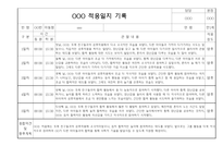 만1세 신입원아 적응일지 및 총평 10명 (일주일기록)-7