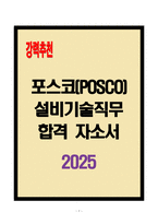[A+] 포스코(POSCO) 설비기술직무 합격자소서-1