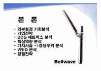 [경영전략론] Bellwave 성공전략분석과 향후대응방안-18