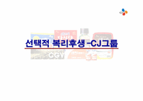 [인적자원관리론]선택적 복리후생-CJ그룹-1