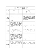 만3세 1학기 부모상담일지,개별면담일지 10명-17