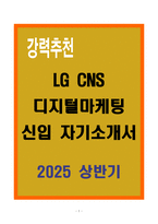 A+ LG CNS 디지털마케팅 신입 자기소개서-1