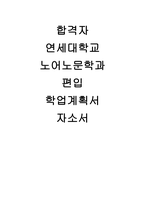 연세대학교 노어노문학과 편입학업계획서 - 합격예문 연세대 노어노문학과 편입 해당 모집단에 지원한 동기와 이를 위한 학업적 노력을 기술 편입학 후 학업계획 및 졸업 후 진로 계획-1