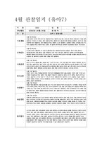 만2세 4월 관찰일지 (만2세 유아 10명 분량)-8
