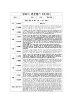 만 3세 (상반기) 영유아 관찰평가 및 개별면담일지 [일상생활, 신체활동, 사회관계, 의사소통, 자연탐구, 예술활동] 평가인증 영유아 관찰평가 + 개별면담기록-17