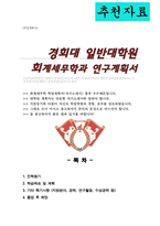 회계세무학과 대학원 학업계획서 (경희대학교)-1