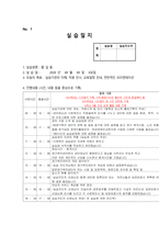 재가복지센터 160시간현장실습일지-3